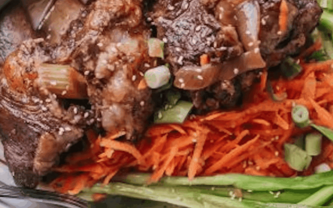 Braised Short Ribs with Green Onions